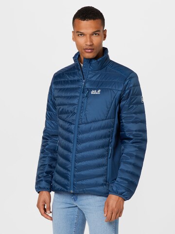 JACK WOLFSKIN Outdoor jacket 'ROUTEBURN' in Blue: front