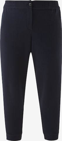 TRIANGLE Tapered Broek in Blauw: voorkant