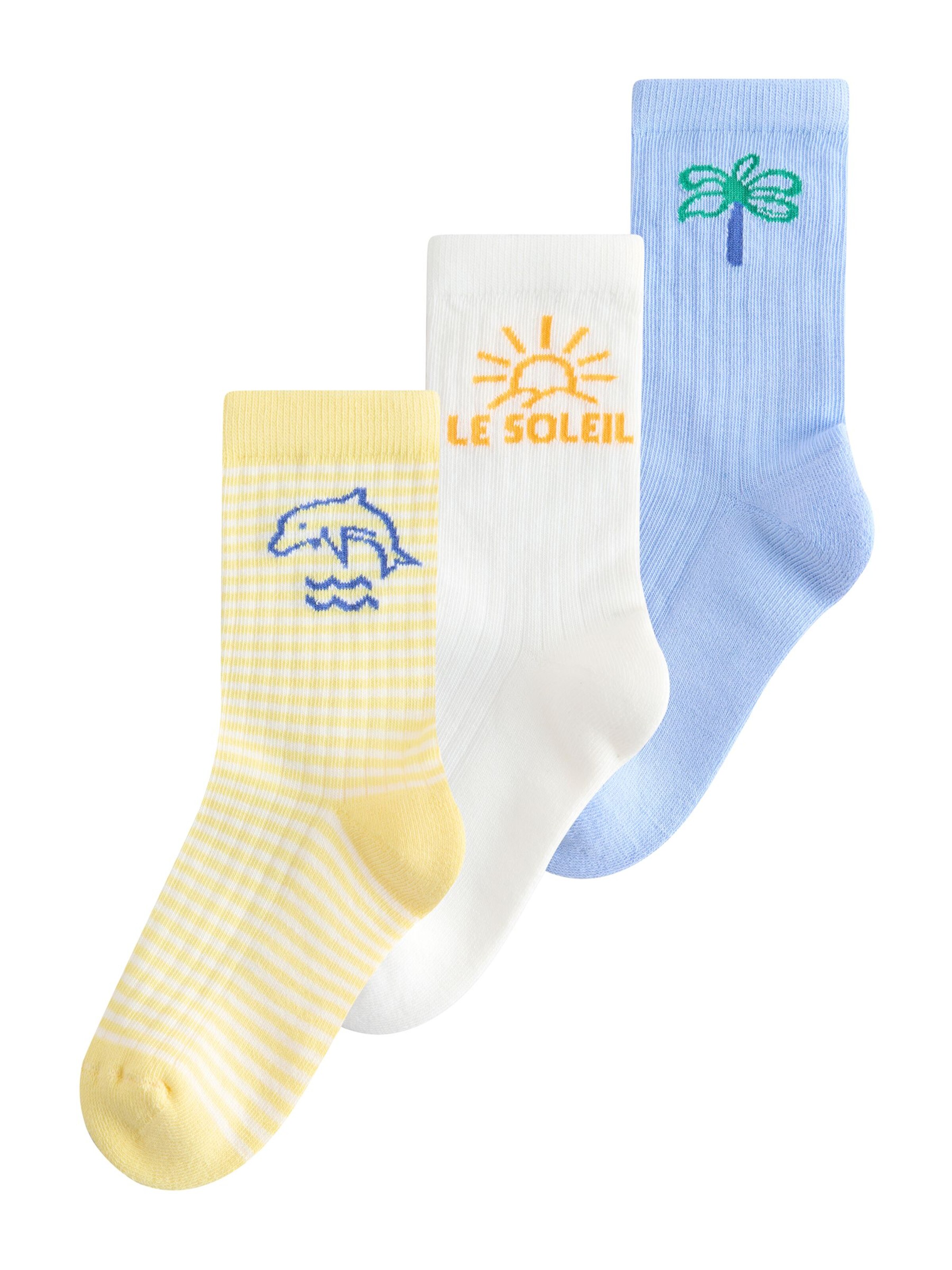 Chaussettes Next en bleu : devant