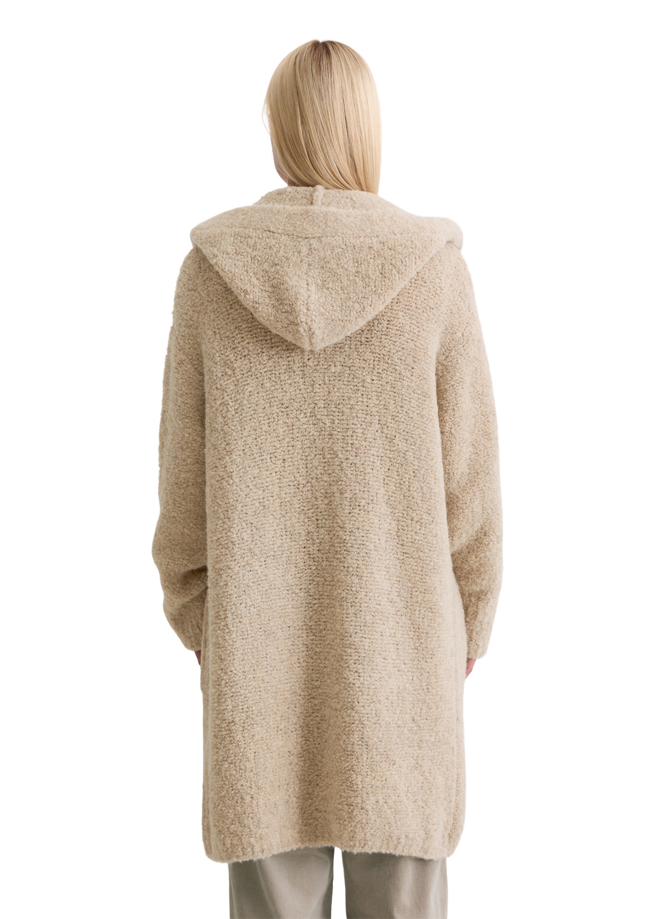 Marc O'Polo Gebreide mantel in Grijs