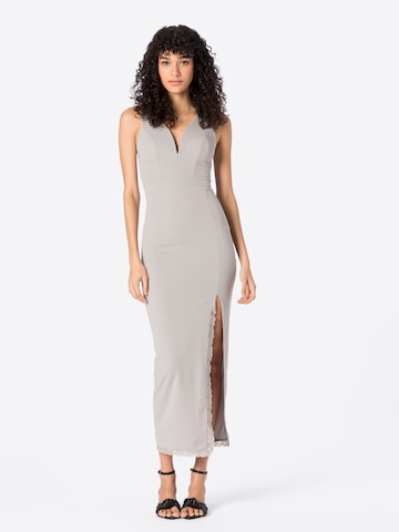 WAL G. Evening Dress 'HARRY' in Grey: front