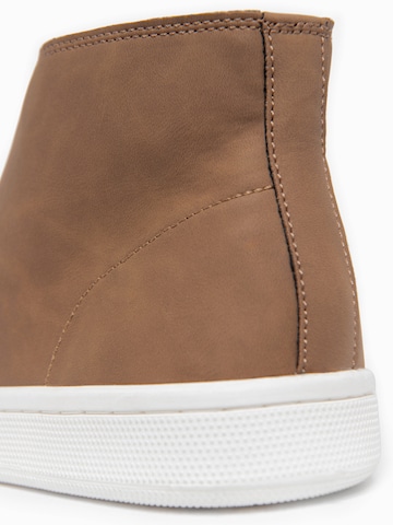 Ombre Sneakers hoog in Bruin