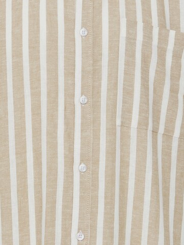 !Solid Regular fit Button Up Shirt 'Fried' in Brown