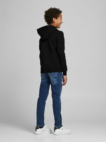 Jack & Jones Junior Zip-Up Hoodie in Black