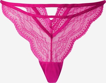 Slip 'Isabelle' Hunkemöller en rose : devant