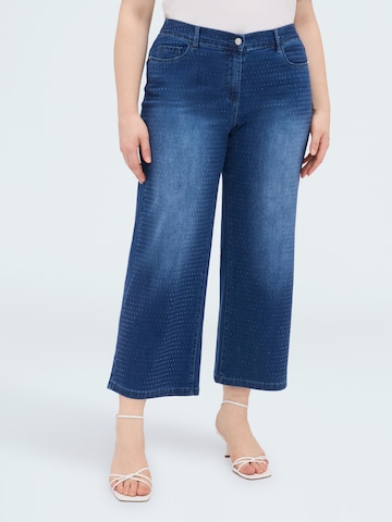 Tapered Jeans di Fiorella Rubino in blu: frontale