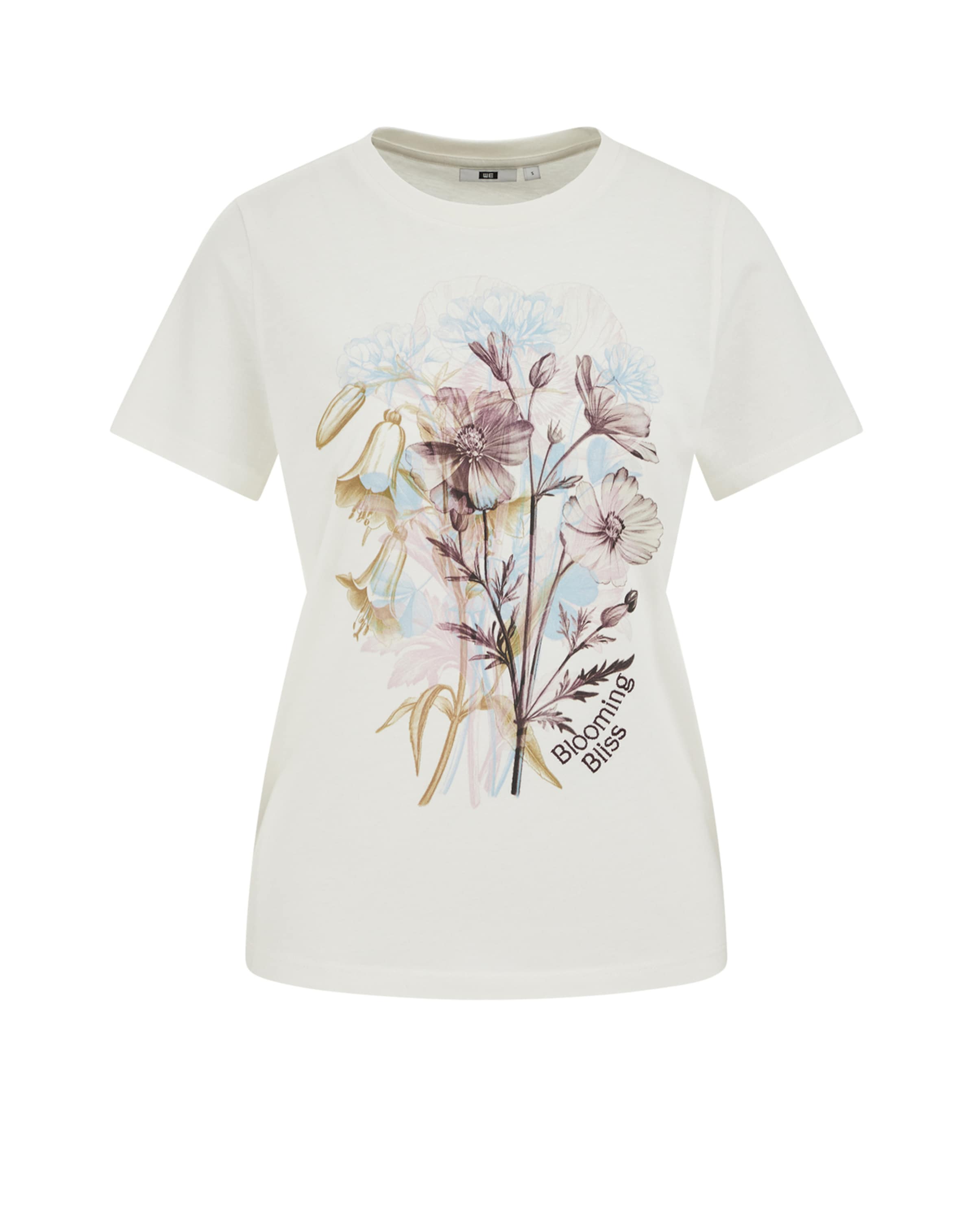 WE Fashion Футболка в Белый: спереди