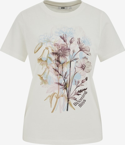 WE Fashion Paita koossa XS värissä beige / vaaleansininen / tummanvioletti / offwhite, Tuotenäkymä
