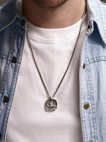 REYTEL Pendant 'ELEMENT OGIEŃ' in Silver: front