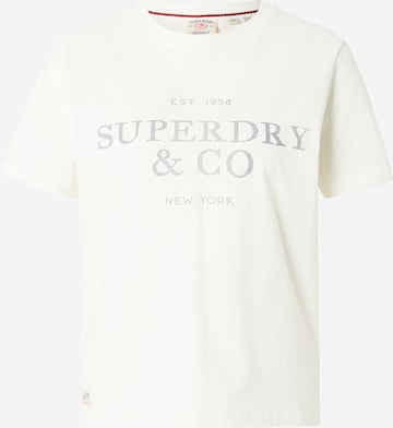 Superdry & Co T-shirt i beige: framsida