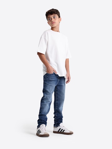 Solang Slimfit Hose Denim Stretch Slim-Fit in Blau