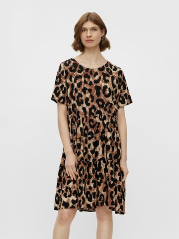PIECES Dress 'Saga' in Brown: front