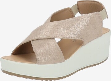 Sandales IGI&CO en beige : devant