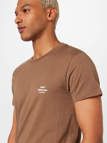 MADS NORGAARD COPENHAGEN Shirt 'Thor' in Brown