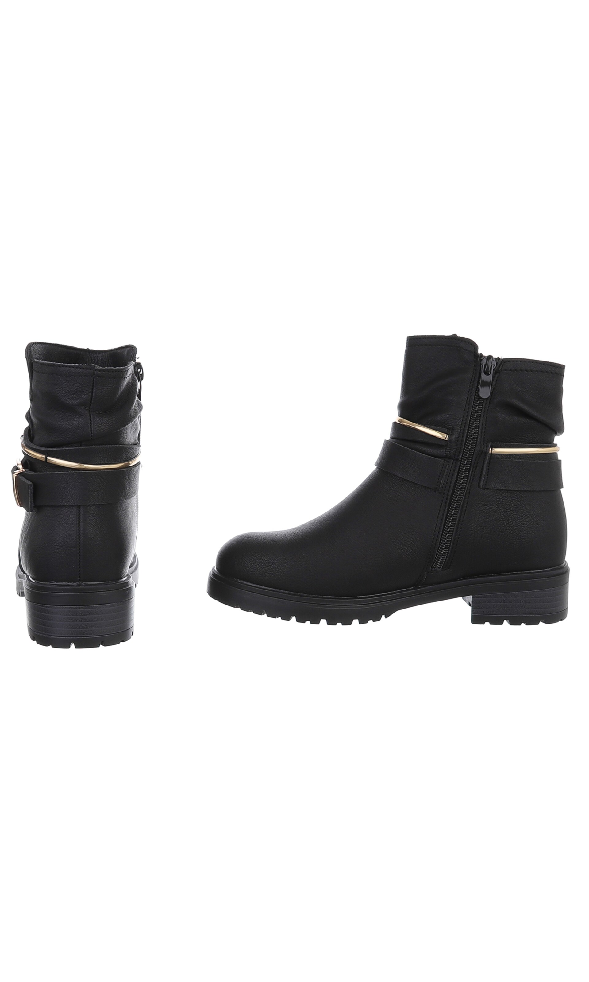 Ital-Design Ankle Boots in Black