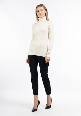 DreiMaster Klassik Pullover 'Iridia' in Beige