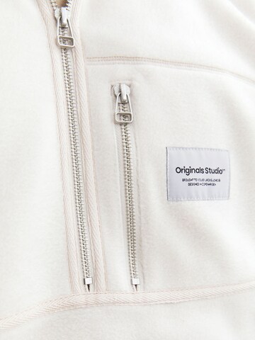 JACK & JONES Fleecejakke 'Vesterbro' i hvid