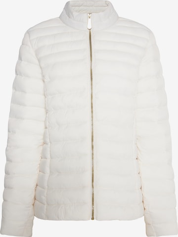 faina Between-season jacket 'Tuxe' in White: front