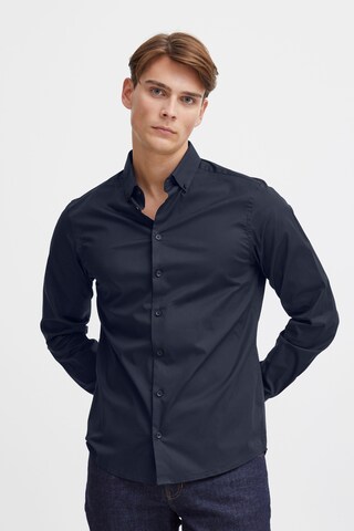 Casual Friday Regular fit Overhemd 'Alto' in Zwart: voorkant
