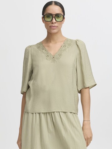 b.young - Blusa 'BYHavala' en verde: frente