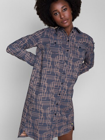 4funkyflavours Shirt Dress 'Back To Life (However Do You Want Me)' in Blue