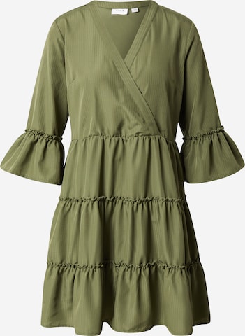 VILA Dress in Green: front