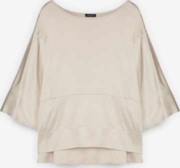 Chemisier Fiorella Rubino en blanc : devant