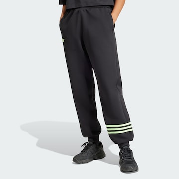 Effilé Pantalon 'Neuclassics' ADIDAS ORIGINALS en noir : devant