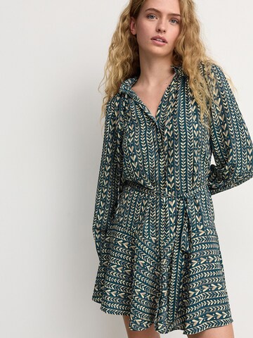 Robe-chemise Next en bleu : devant