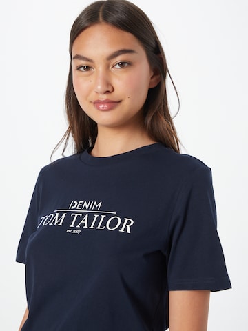 T-shirt TOM TAILOR DENIM en bleu