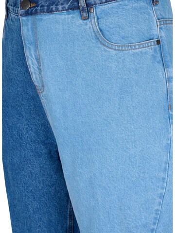 Slimfit Jeans de la Zizzi pe albastru