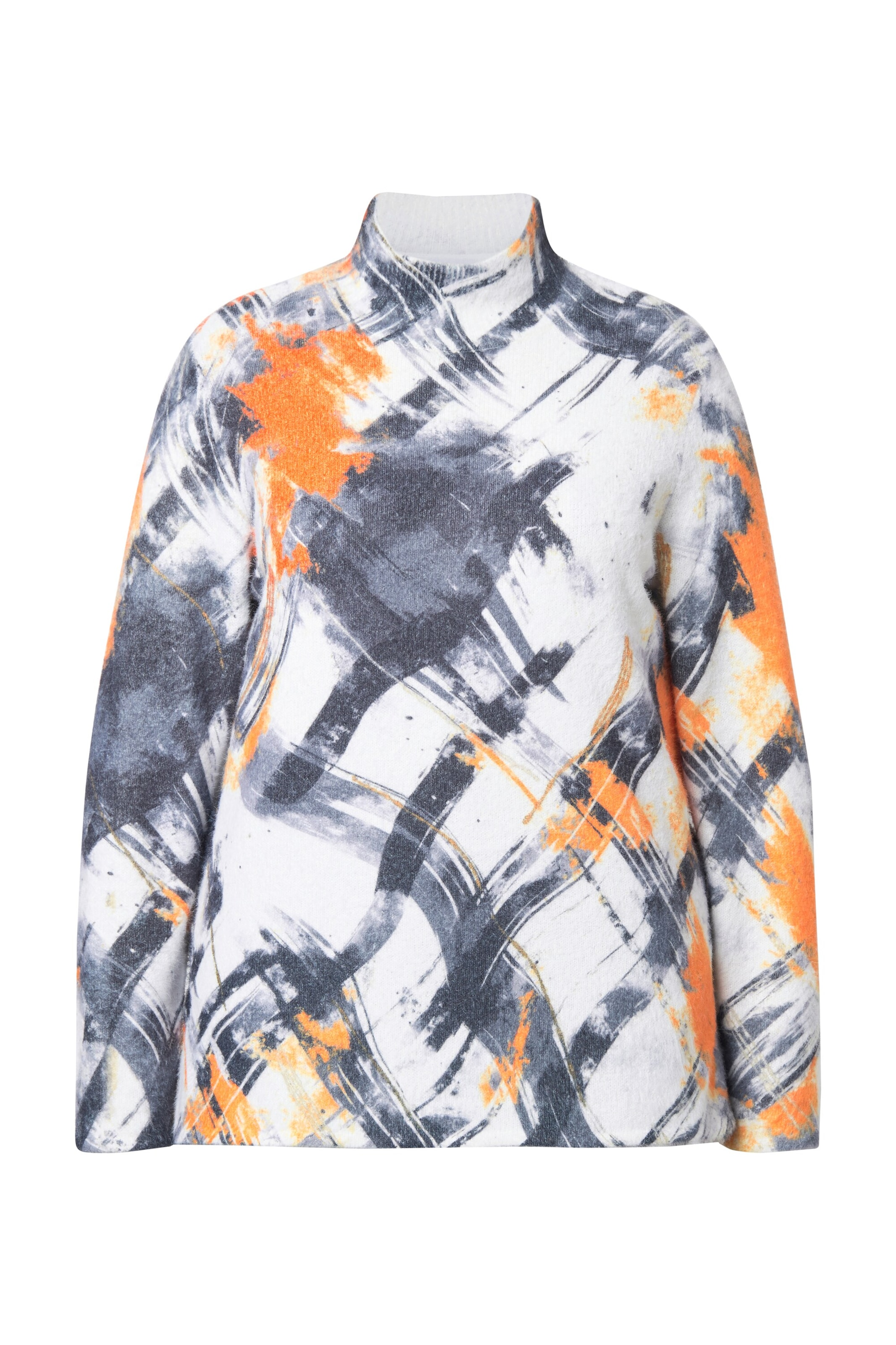 Ulla Popken Pullover in Weiß: Vorderseite