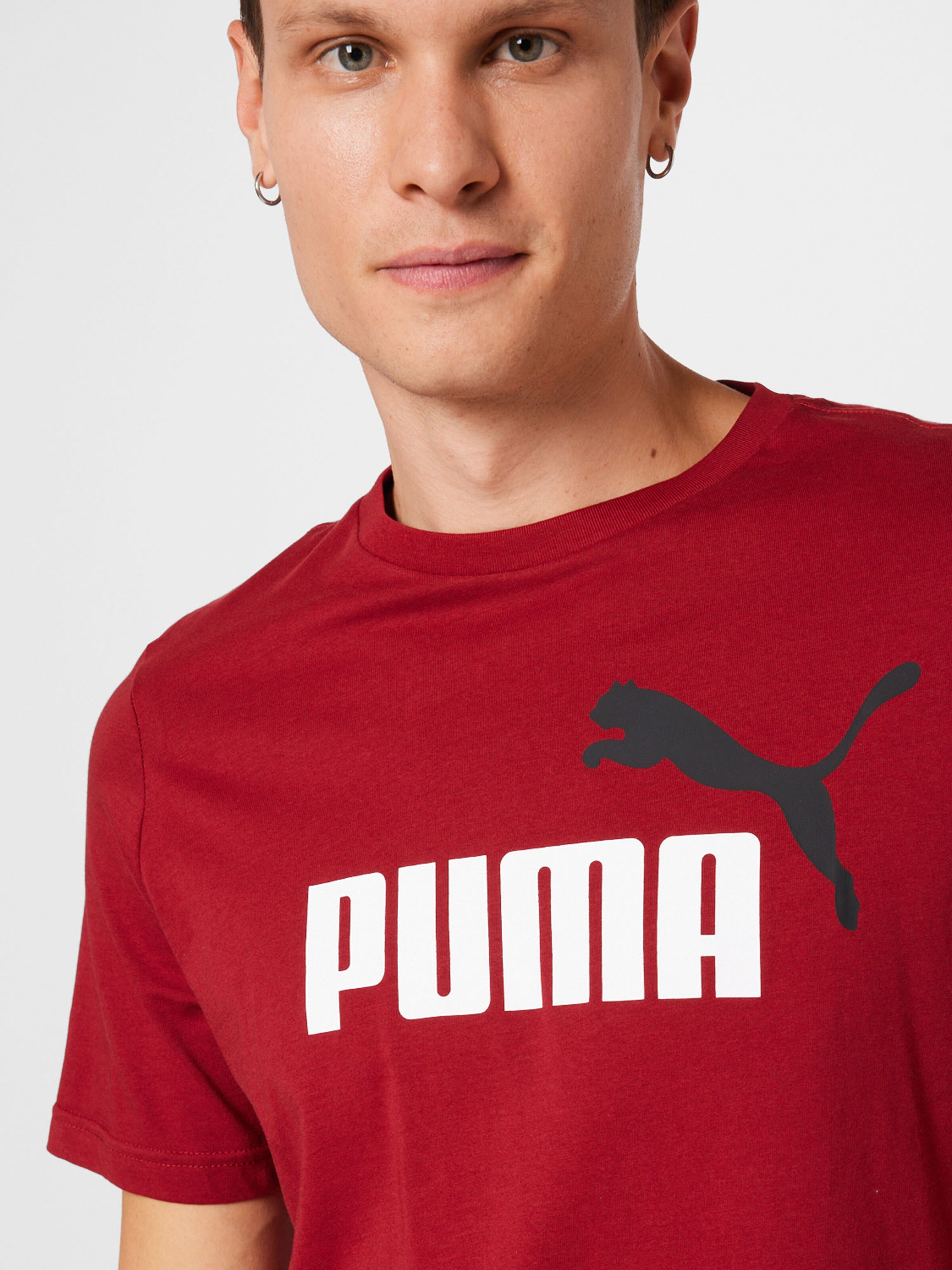 PUMA Sportshirt in Rot 
