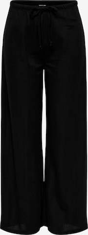 JDY Loose fit Trousers 'JDYLeslie' in Black: front