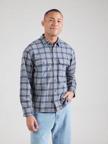 Abercrombie & Fitch Regular fit Button Up Shirt in Blue: front