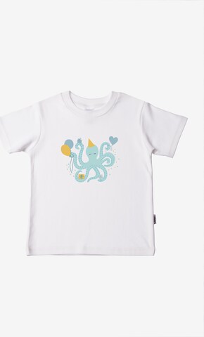 LILIPUT T-Shirt 'Blaue Krake' in Weiß: predná strana