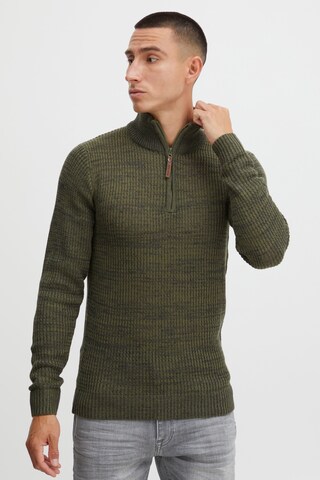 INDICODE JEANS Sweater 'Idvalero' in Green: front