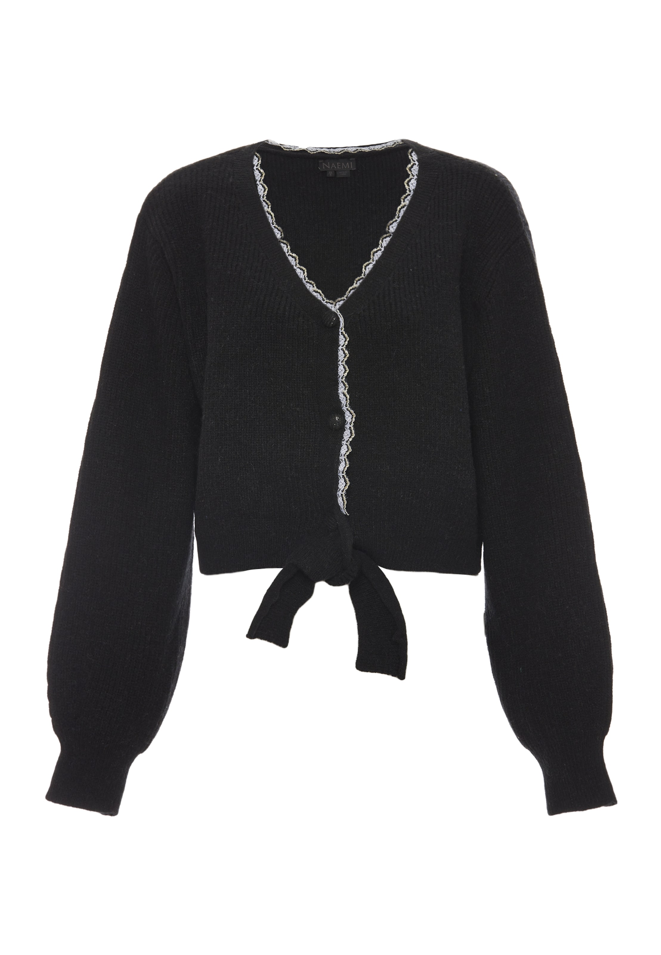 NAEMI Kampsun, värv must: eest vaates