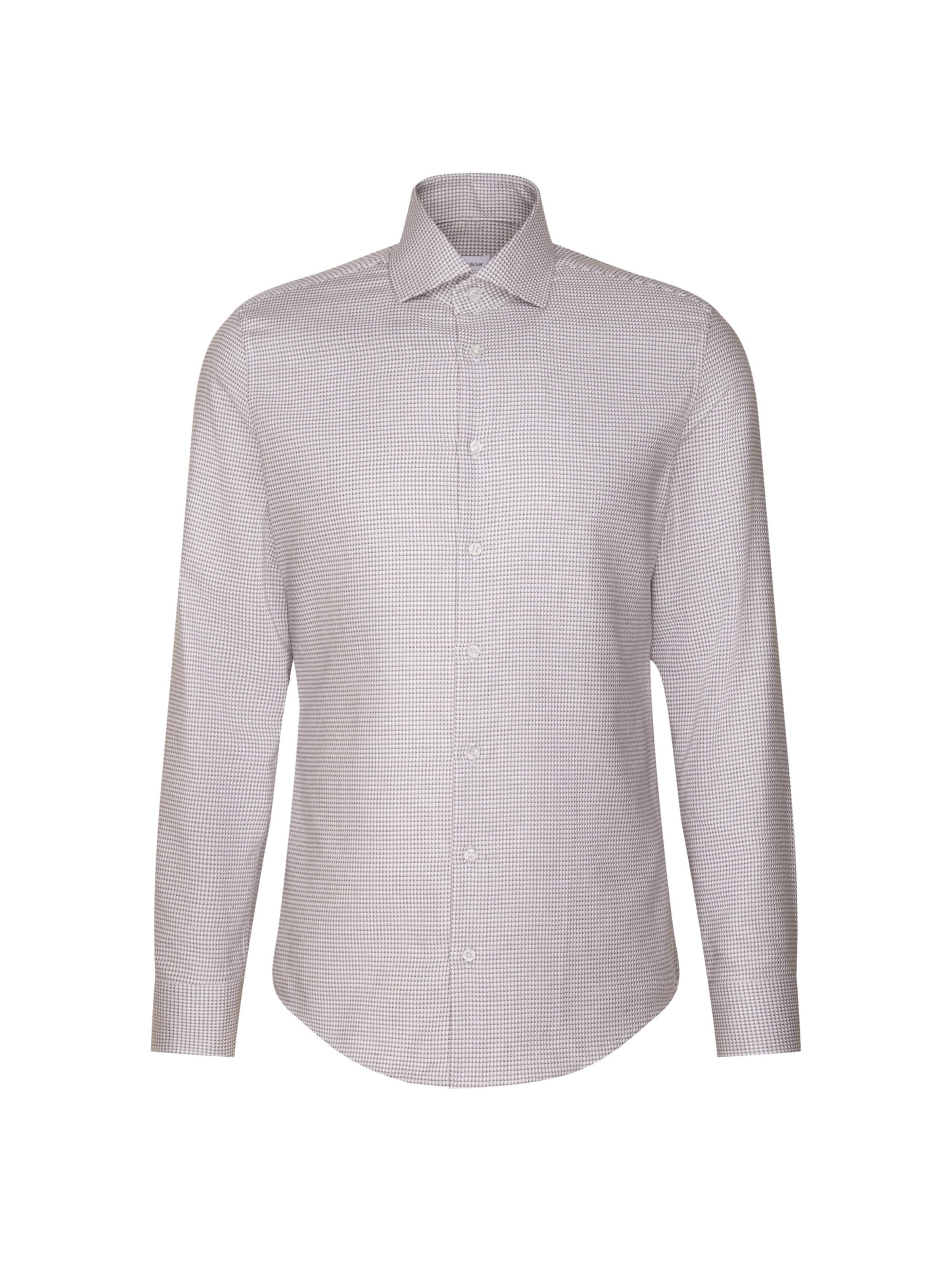 SEIDENSTICKER Businesshemd in Grau: Vorderseite