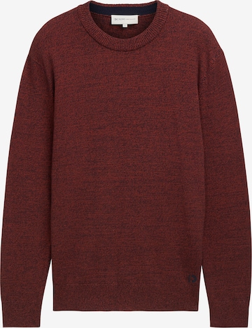 TOM TAILOR DENIM Pullover i rød: forside