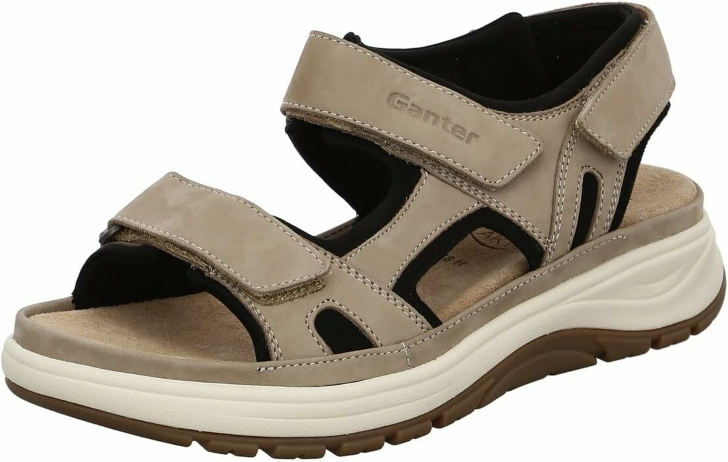 Ganter Trekking sandal in Brown: front