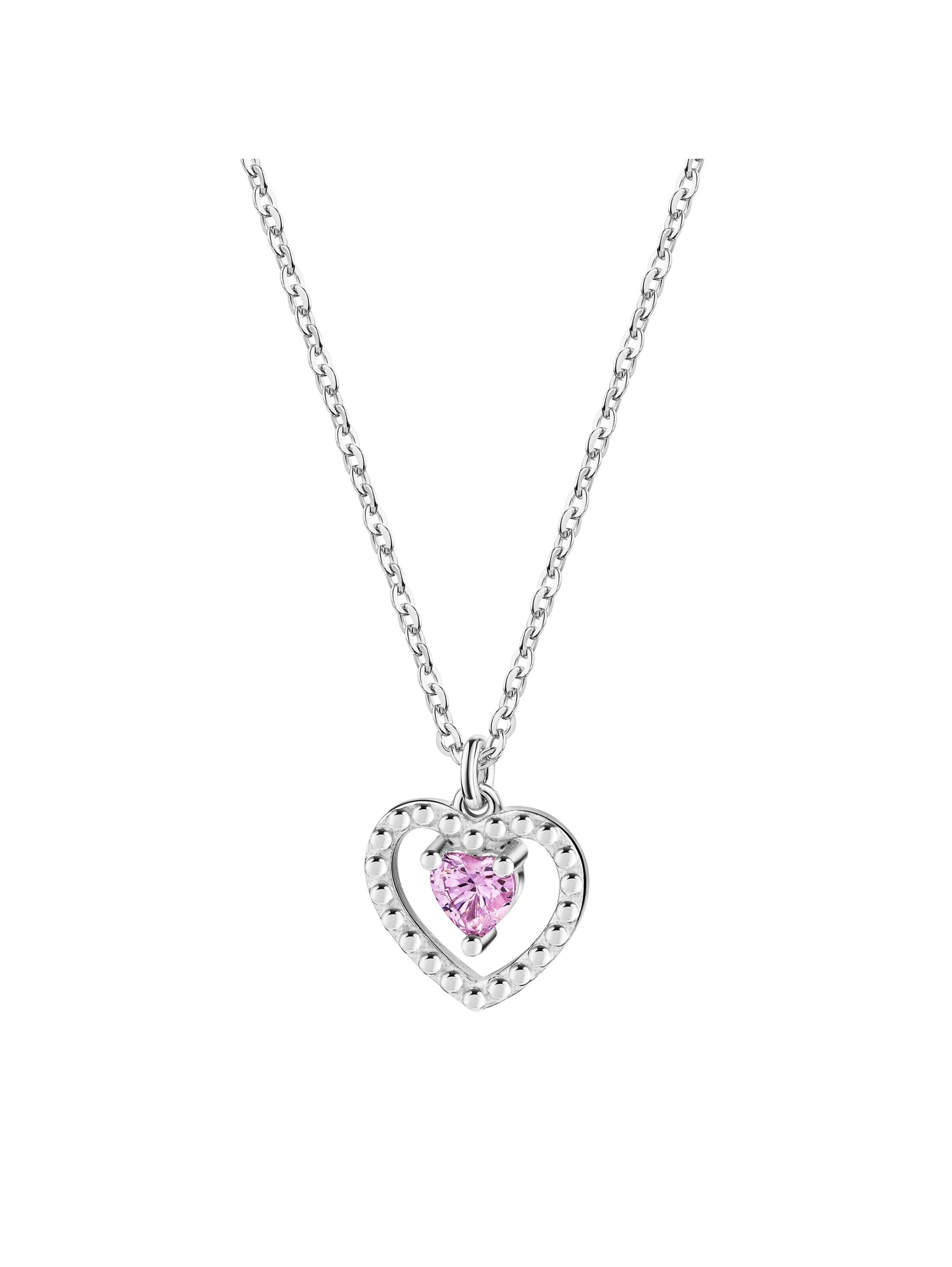 Zeeme Necklace in Silver: front