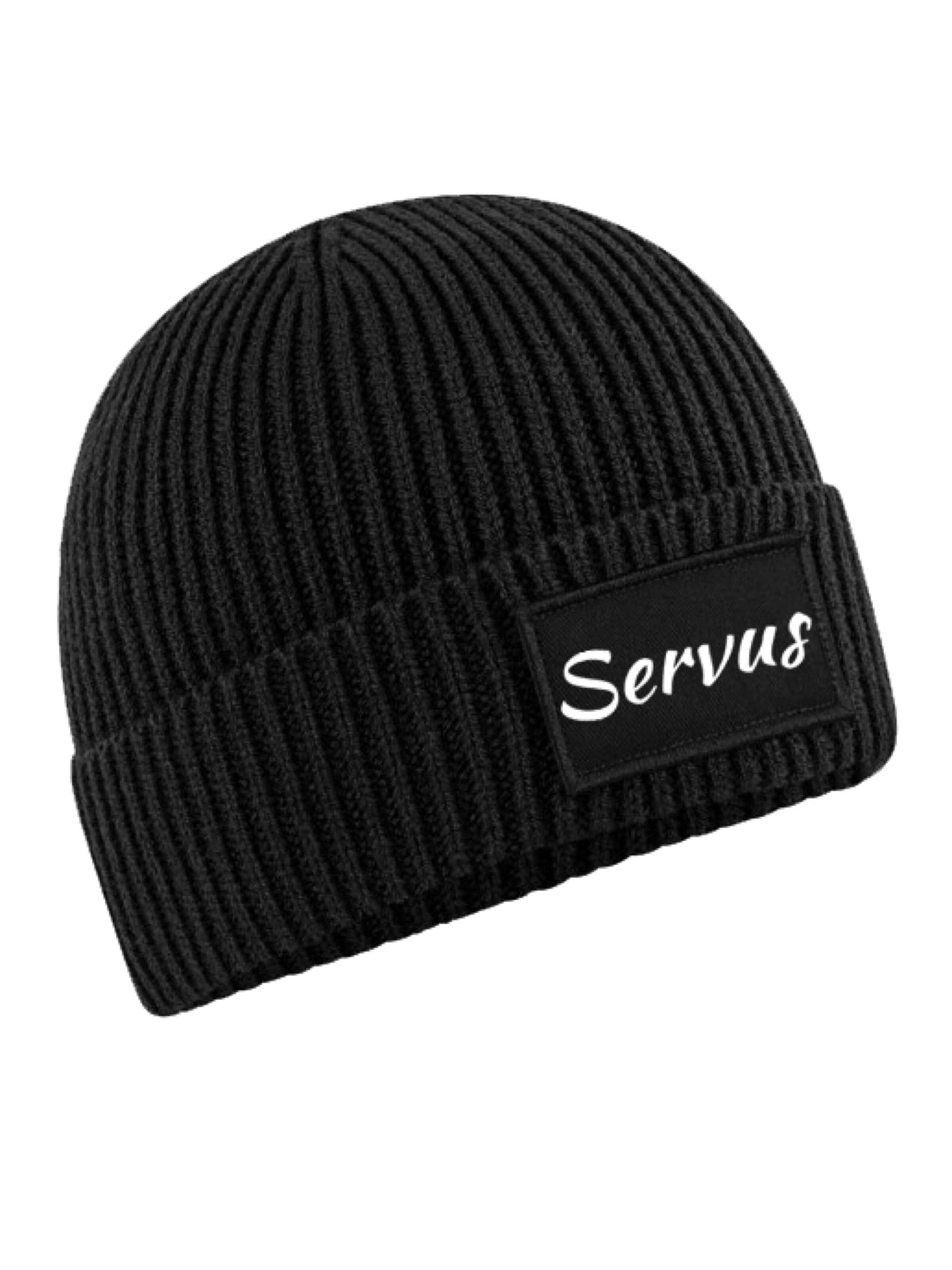 Youth Designz Mütze 'Servus'‌‌‌‌‌‌ in Schwarz