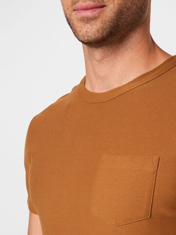 T-Shirt TOM TAILOR DENIM en marron