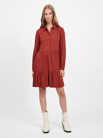 VILA Shirt dress 'Morose' in Red