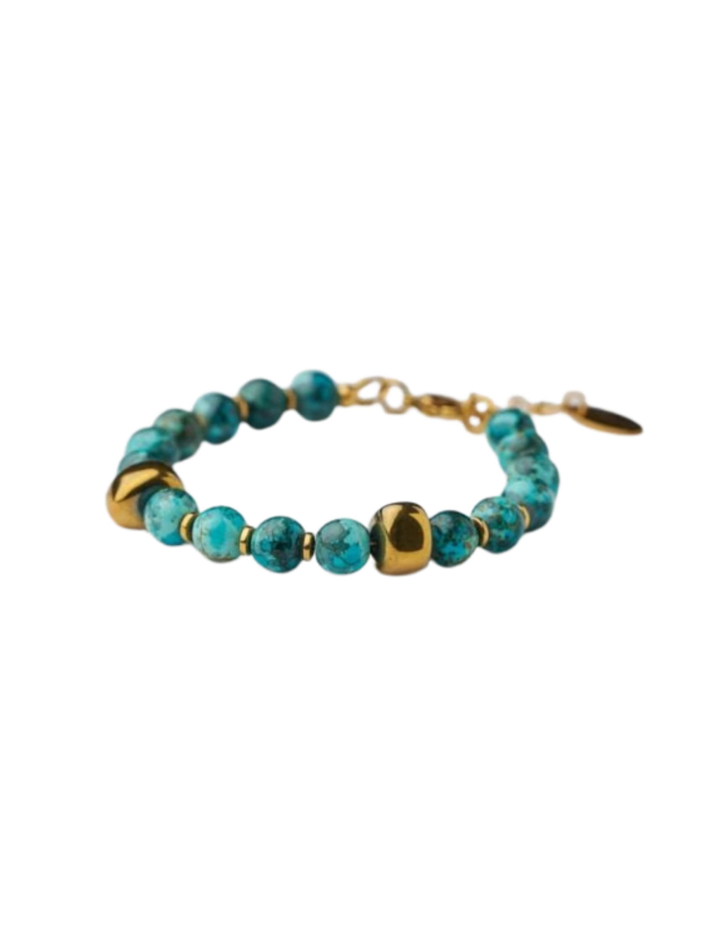 Braccialetto 'Howlite' di THE GEM STORIES JEWELRY in blu
