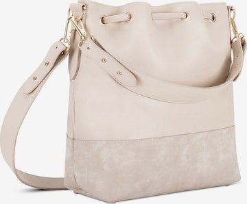 Borsa a sacco 'Sarah Medium' di Expatrié in beige: frontale