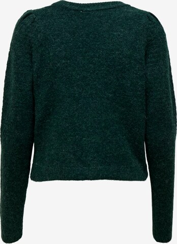 JDY Knit Cardigan 'Zizak' in Green