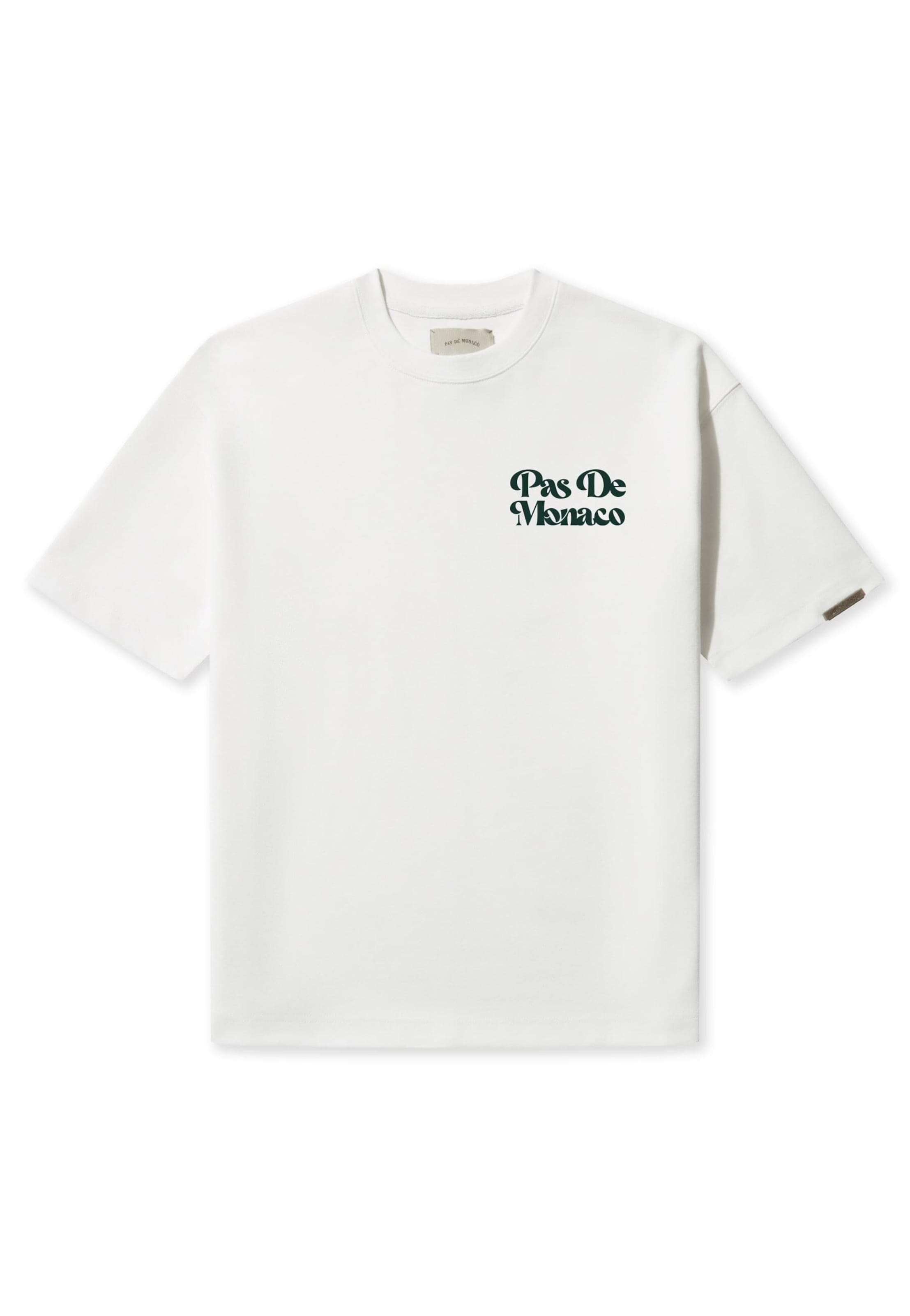 Pas De Monaco Tričko 'CARRE' - Biela: predná strana