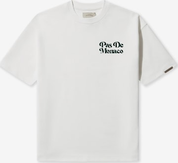 T-Shirt 'CARRE' Pas De Monaco en blanc : devant